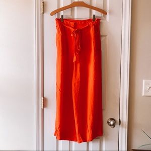 H&M Orange Culottes